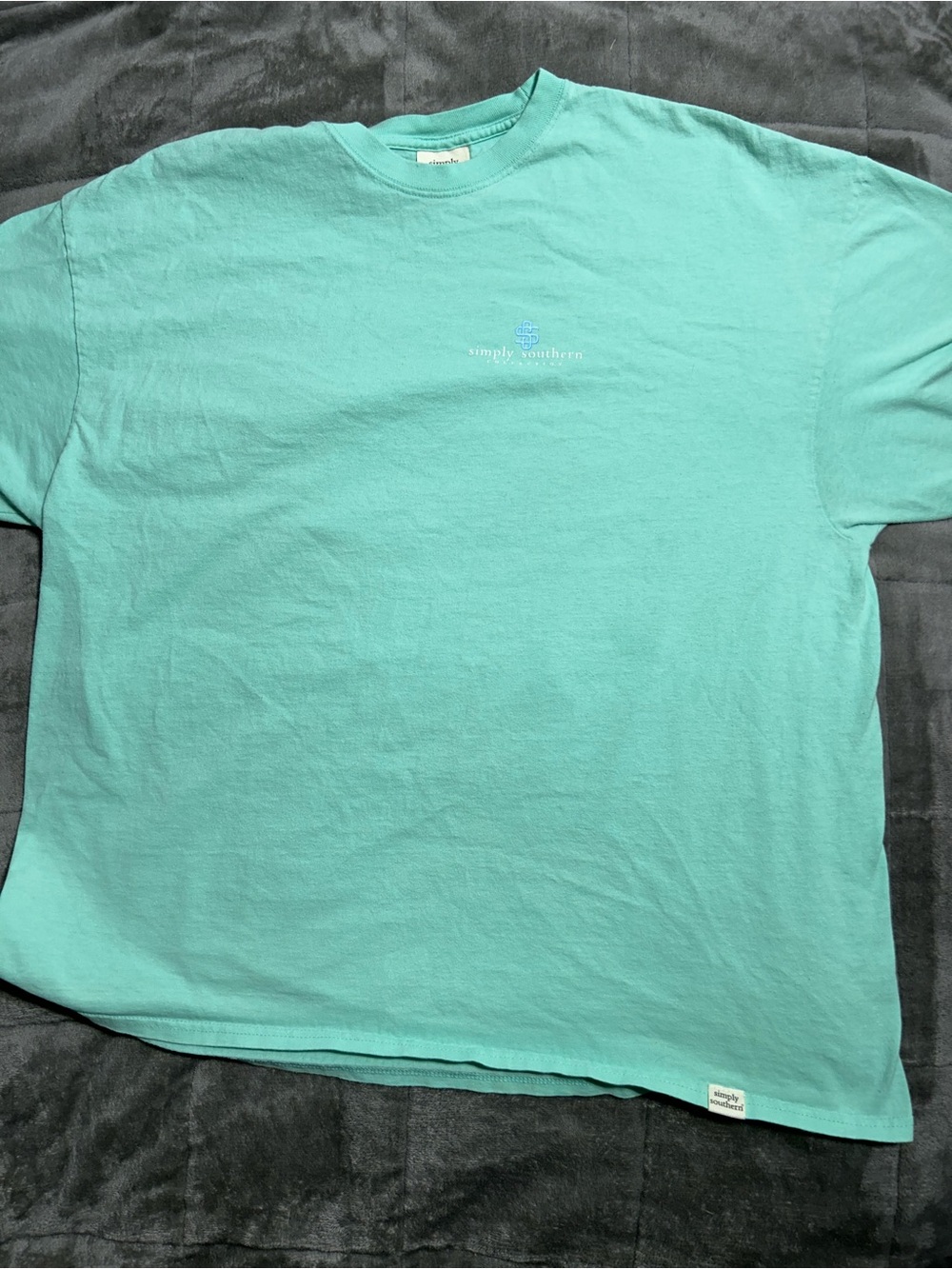 Simply Southern Women's Short Sleeve Tee - Seafoam